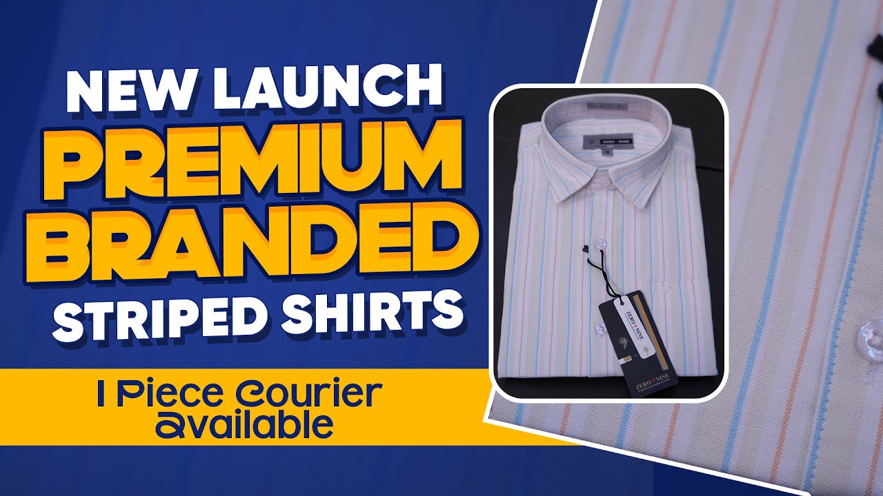 New Launch Premium Branded Striped Shirt Collections | 1 Piece Courier Available | BSg Garments Hyd