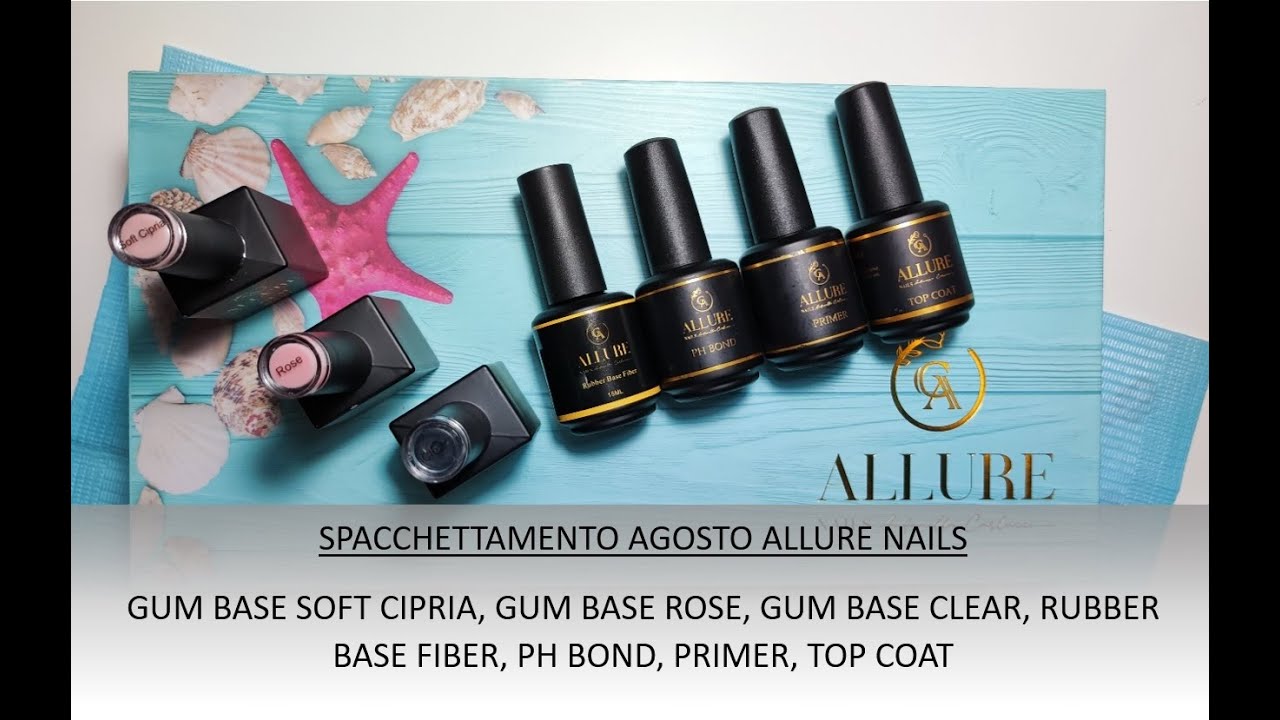 Spacchettamento prodotti ALLURE NAILS agosto 2023