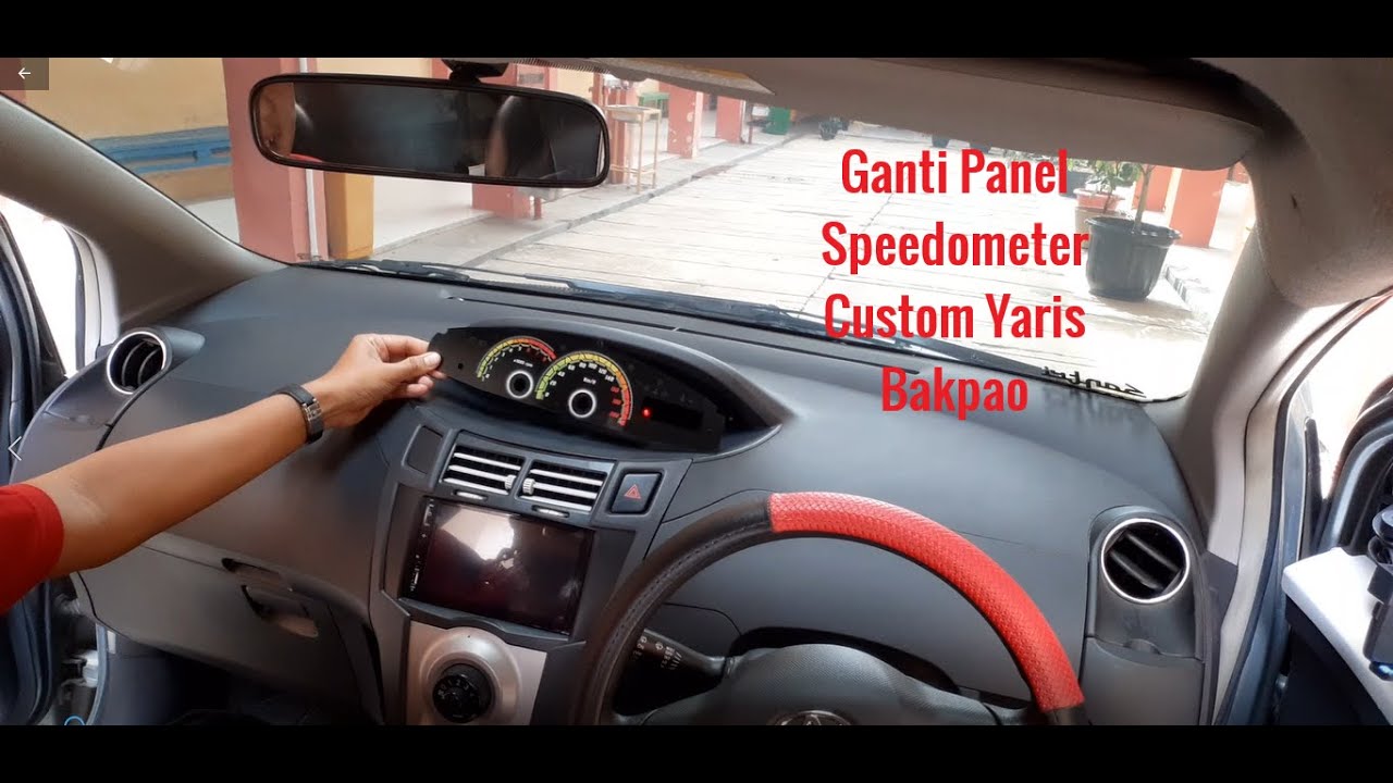 Mengganti Panel Speedometer Custom Yaris Bakpao, Gampang!!