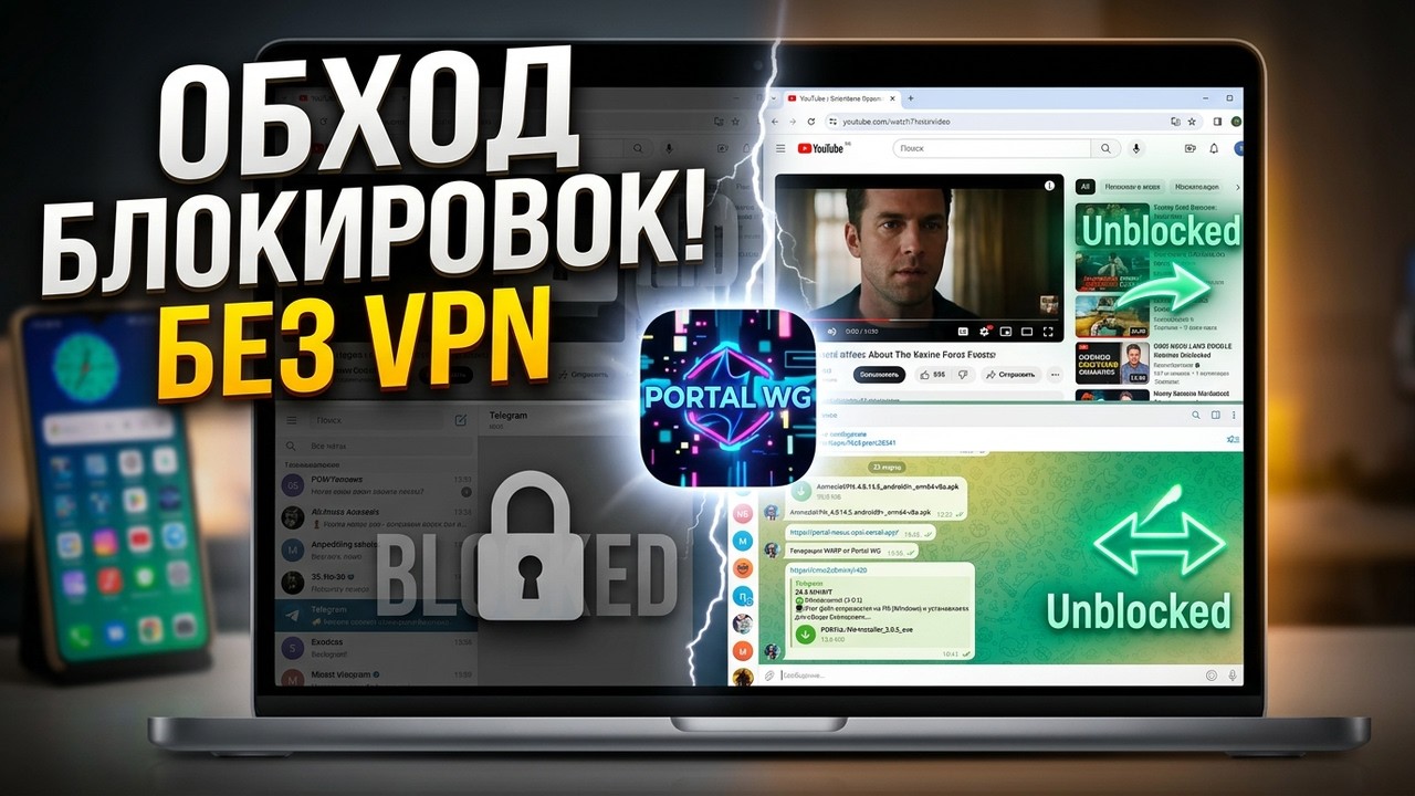 БЕЗ VPN👉 ОБНОВЛЕНИЕ Как обойти ВСЕ блокировки на ПК, ноутбук! Обход блокировки Ютуб, Телеграм