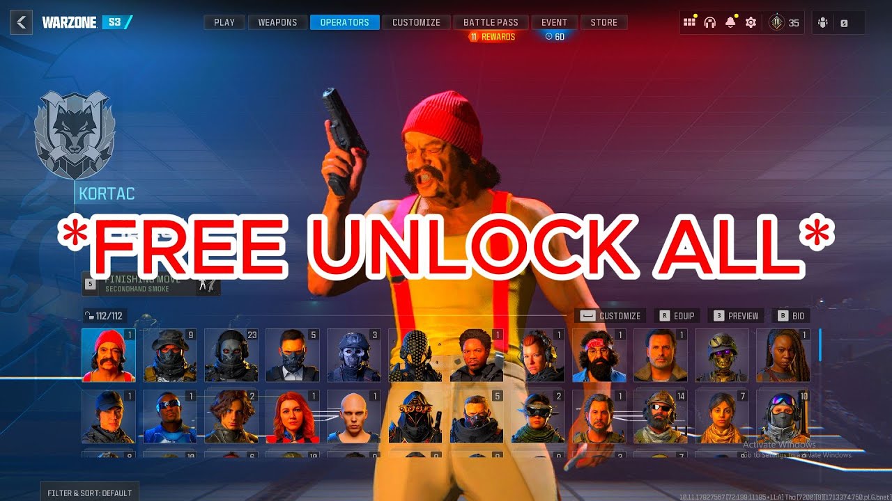 *FREE* Unlock All For warzone 4,3 And black ops 7 Modernwarfare3 ( Works On Console ) Step Tutorial