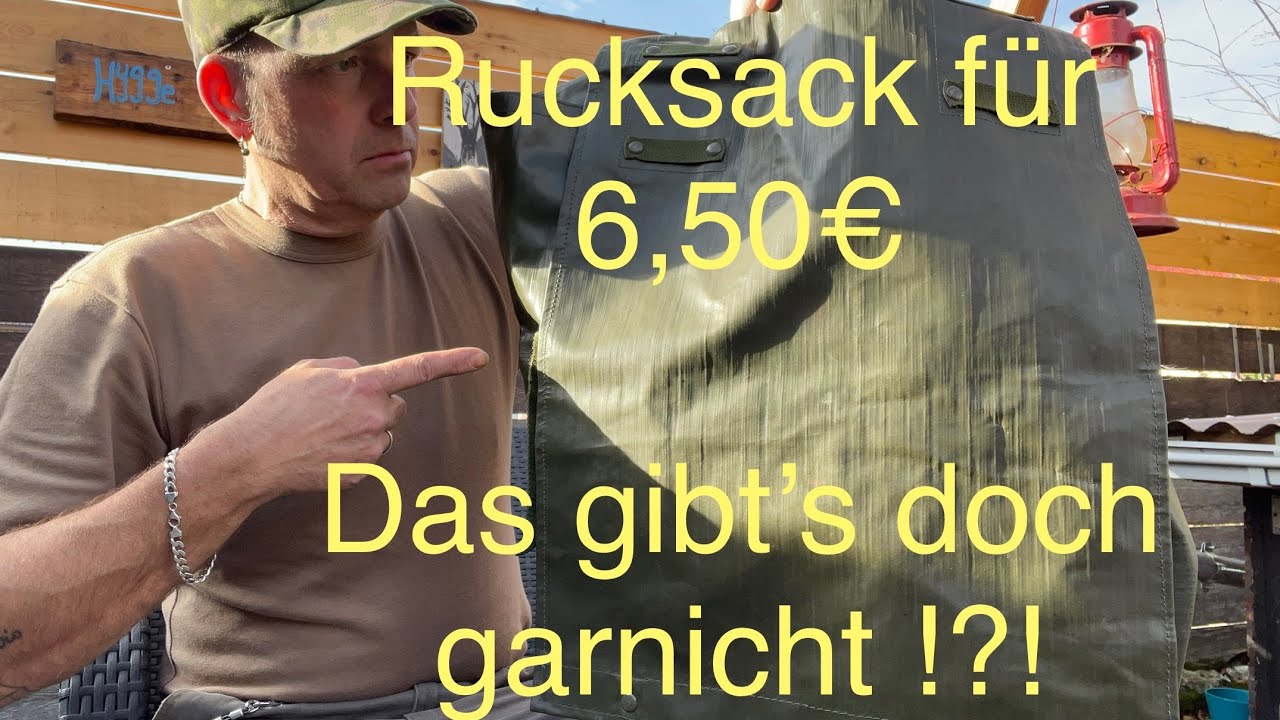 Kampfrucksack für 6,50€  , das gibt‘s doch gar nicht?!? Tschechischer Kampfrucksack M85