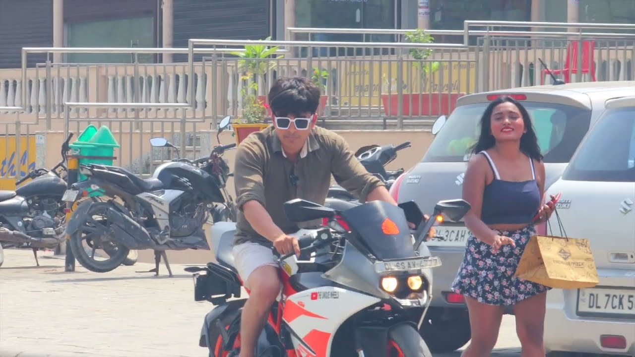 Live Gold Digger Test  With KTM Bike ll Prank in india ll Tarun Tiger ll