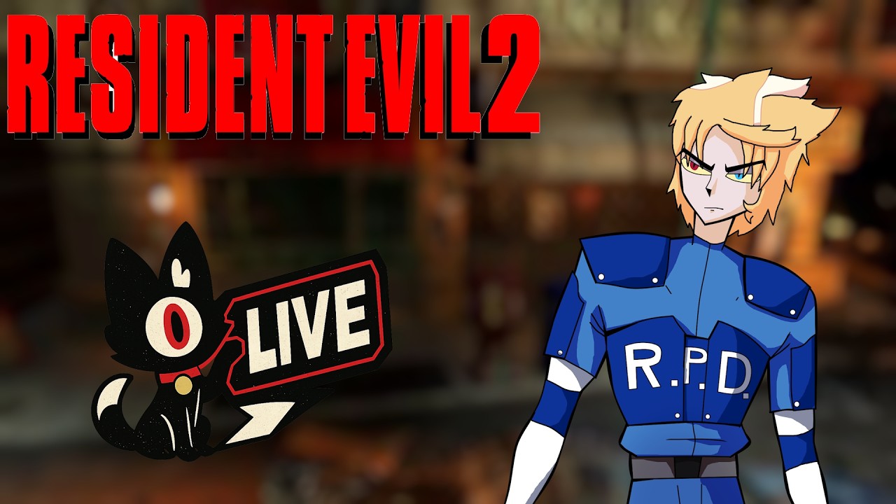 Live | Resident Evil 2 #03 | enquanto isso é o Leon? | Maratona Resident evil
