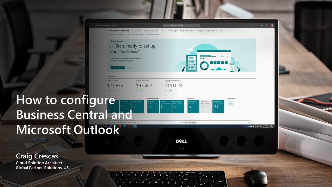 How to Configure Business Central and Microsoft Outlook