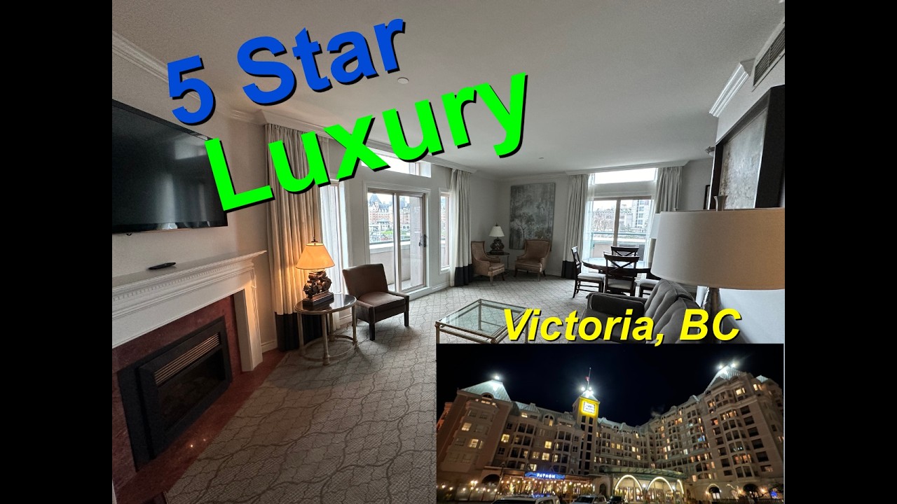 Hotel Grand Pacific - Premier Suite - Victoria B.C - Full Walkthrough (Plus Inner Harbor View)