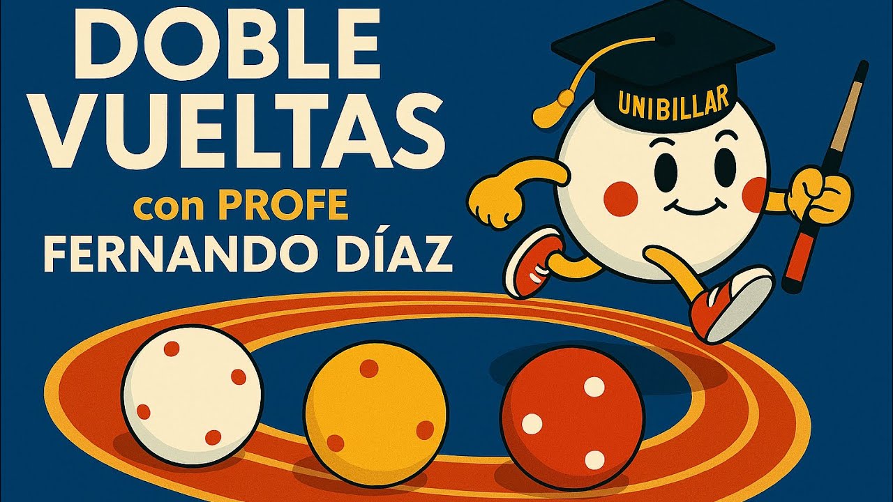 🚀  Doble Vueltas: Domina el Billar a 3 Bandas con el Profe Fernando Díaz
