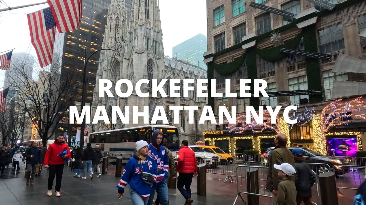Rockefeller Center I Manhattan Street Walk I New York City