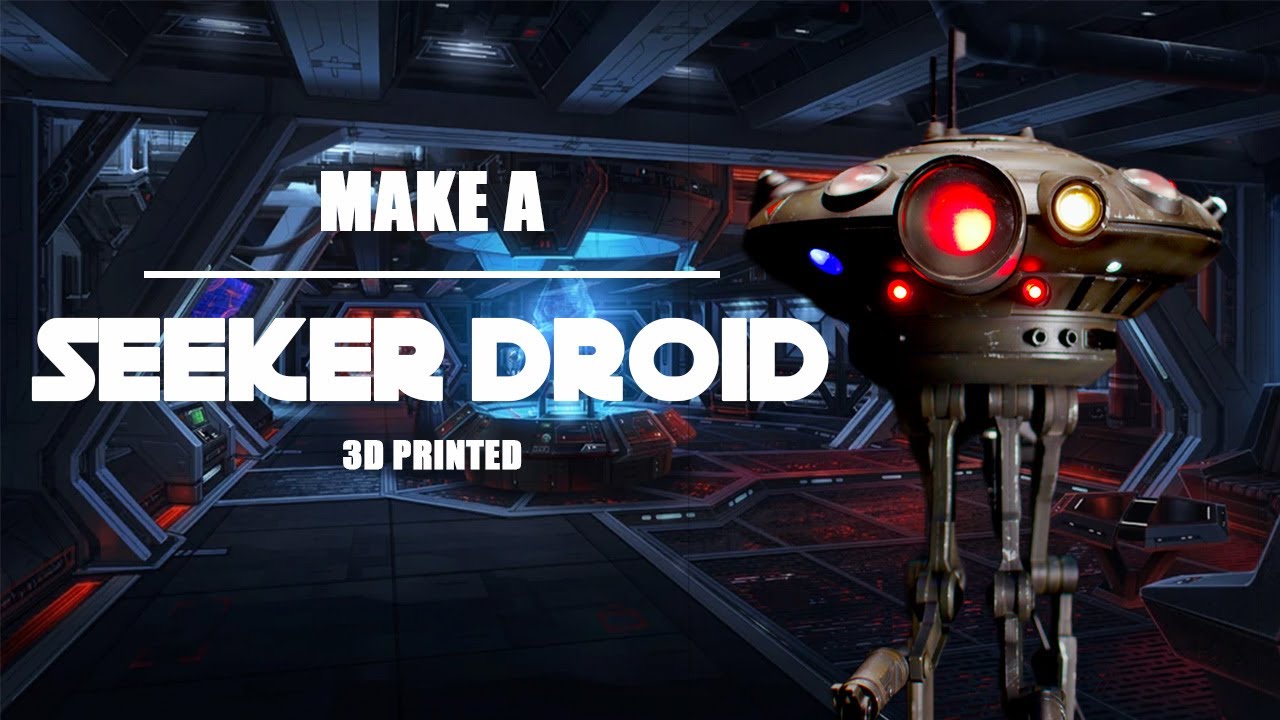 Making A 3D Printed Seeker Droid and Easy Coding with ChatGPT