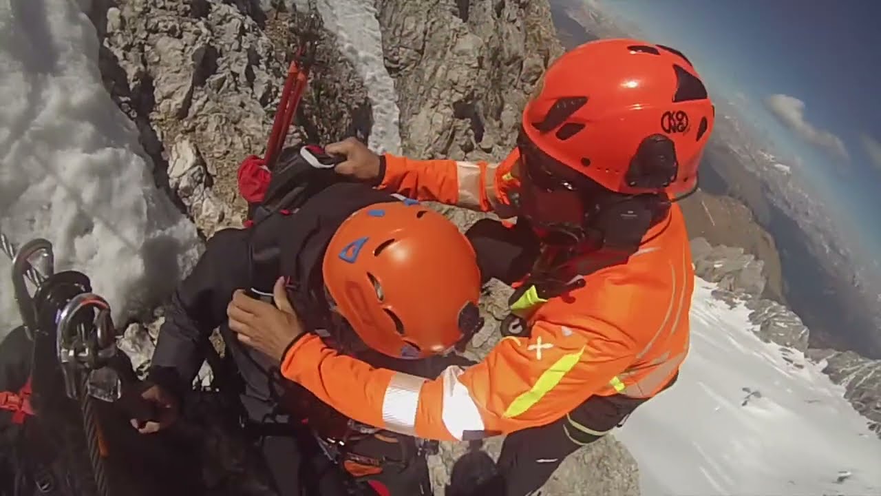 Operazione soccorso alpino Marmolada 2017