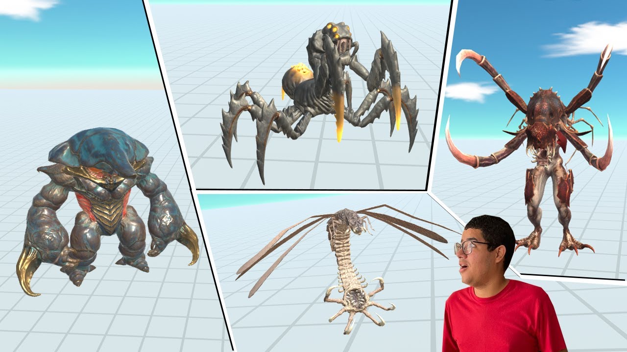 BATALHA DE INSETOS ALIENÍGENAS NO ANIMAL REVOLT BATTLE SIMULATOR!