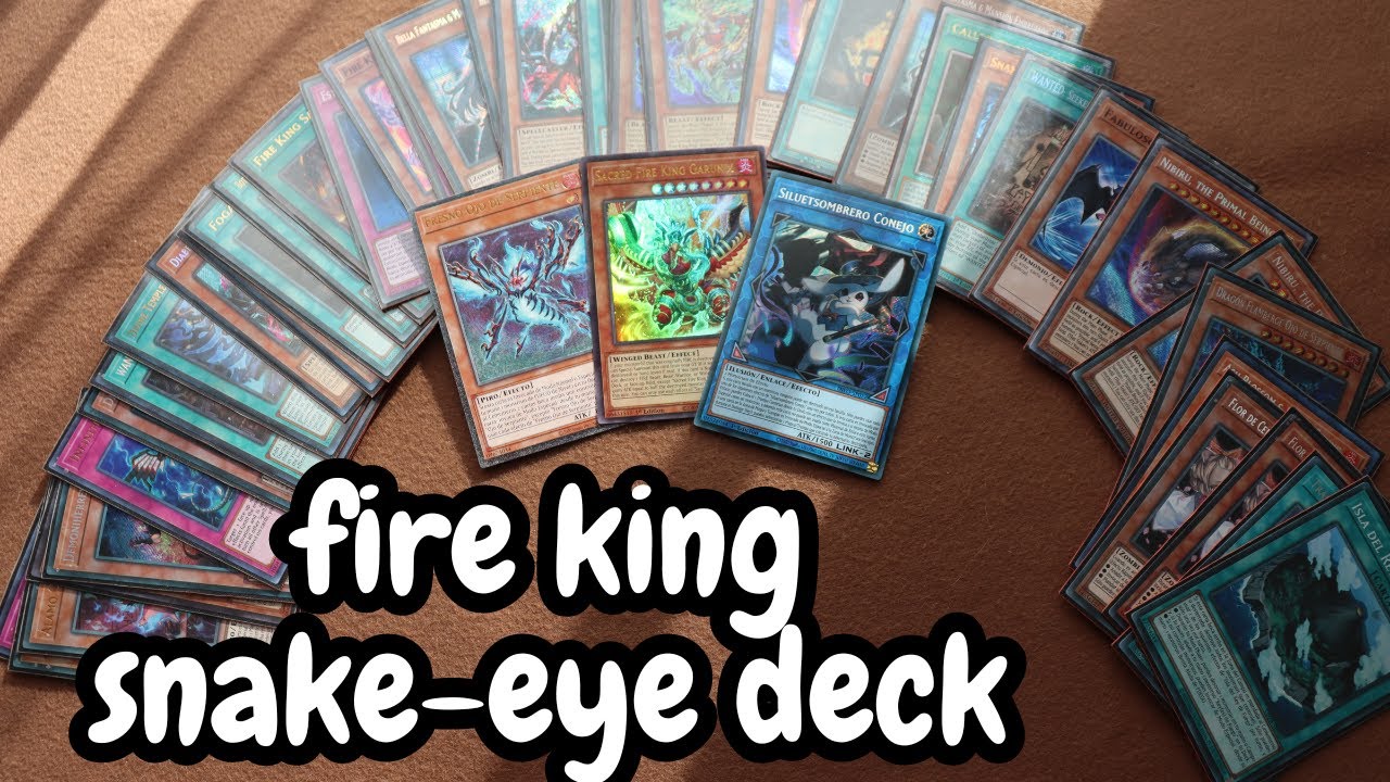 FIRE KING SNAKE EYE DECK
