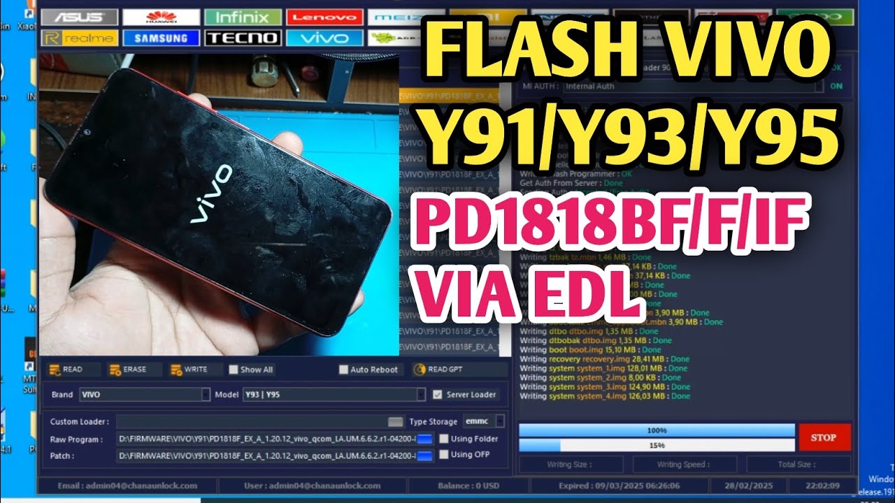 Cara Flash Hp Vivo Y91 Qualcomm