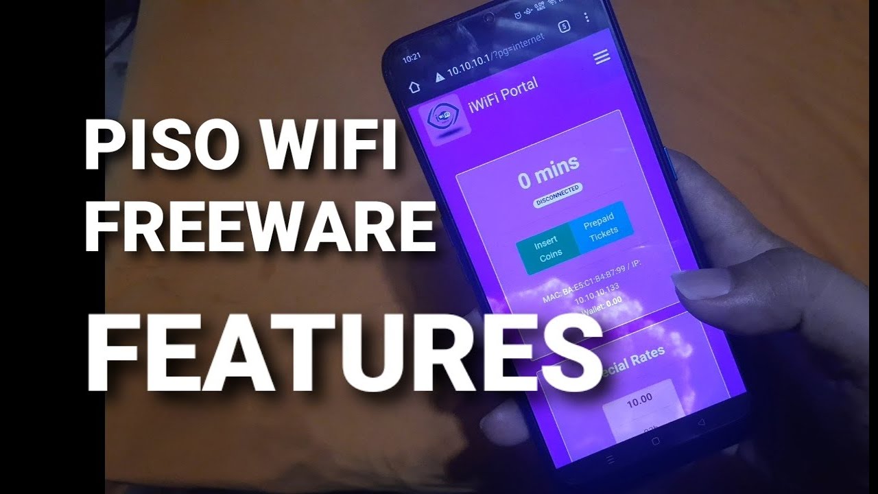 Piso WiFi Freeware Admin Portal (iWIFI O.S.) Complete Details