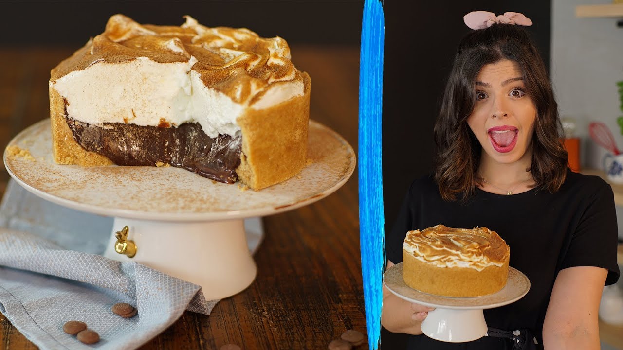 TORTA DE CHOCOLATE E MERENGUE | TPM por Ju Ferraz