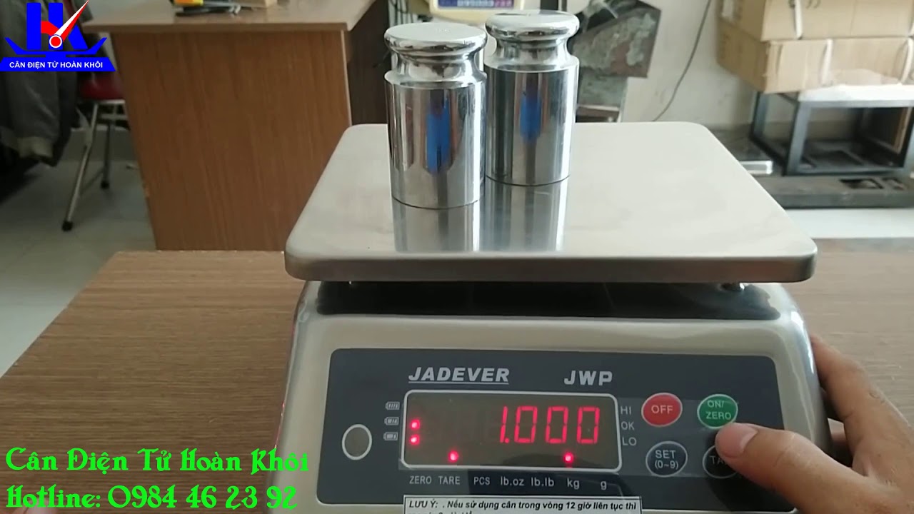 Hướng Dẫn Sử Dụng Cân Điện Tử Thủy Sản JWP Jadever | #Cân Điện Tử Hoàn Khôi