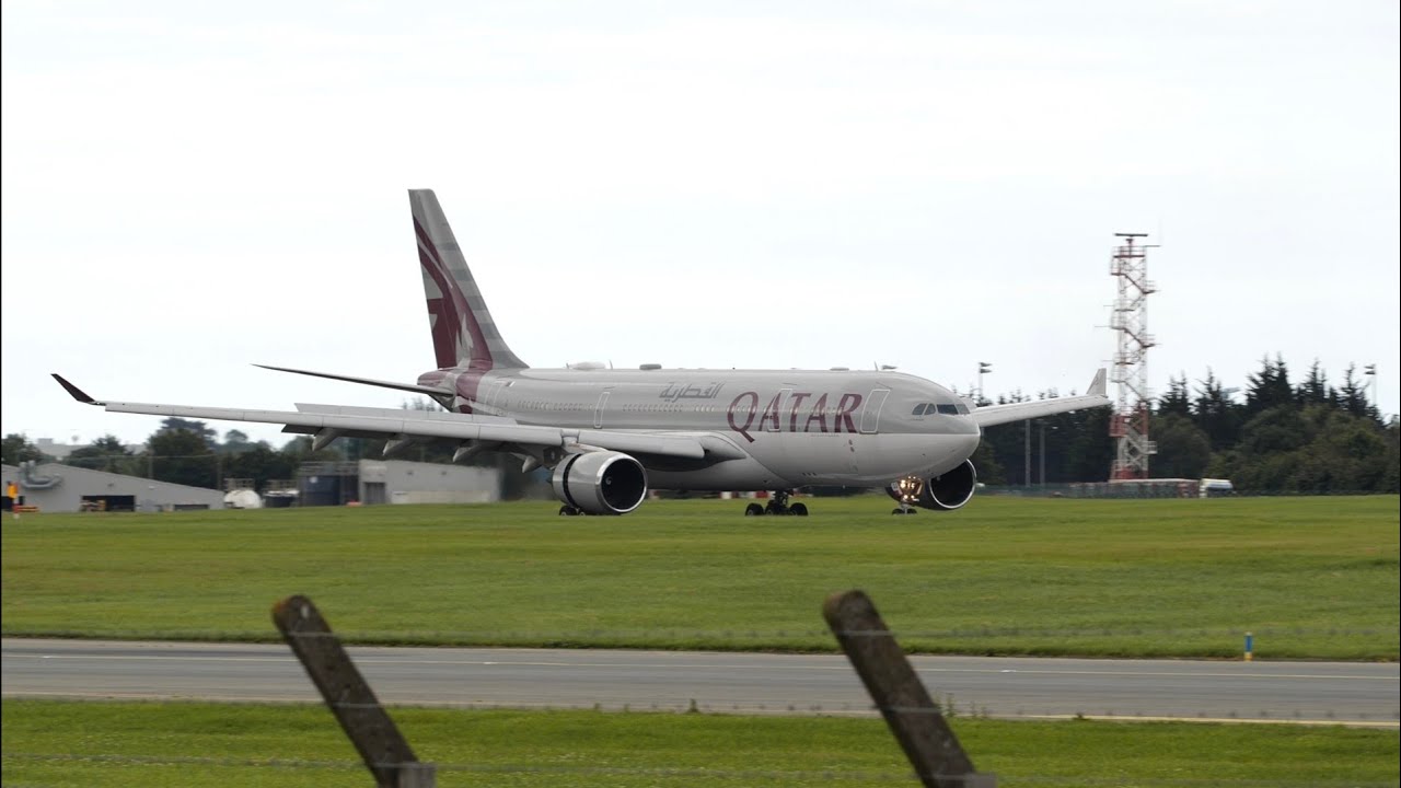 Qatar Amiri VIP A330 - Landing at Dublin Airport 01/07/2025