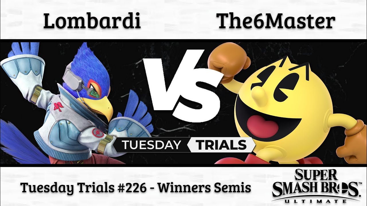 CFG Tuesday Trials 226: Lombardi (Falco) vs The6Master (Pac-Man) - Winners Semis