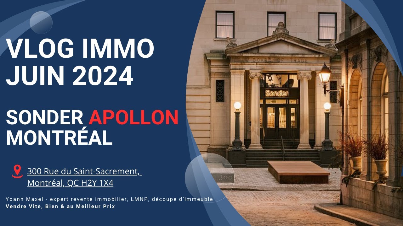 🎬 Nouvelle Vidéo Disponible Appart'hôtel  Sonder Apollon à Ville de Montréal ! 🎬