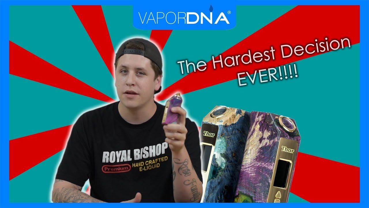 unBOXED With VaporDNA ~ The Asmodus Ultroner THOR Stabilized Wood DNA75C Box Mod