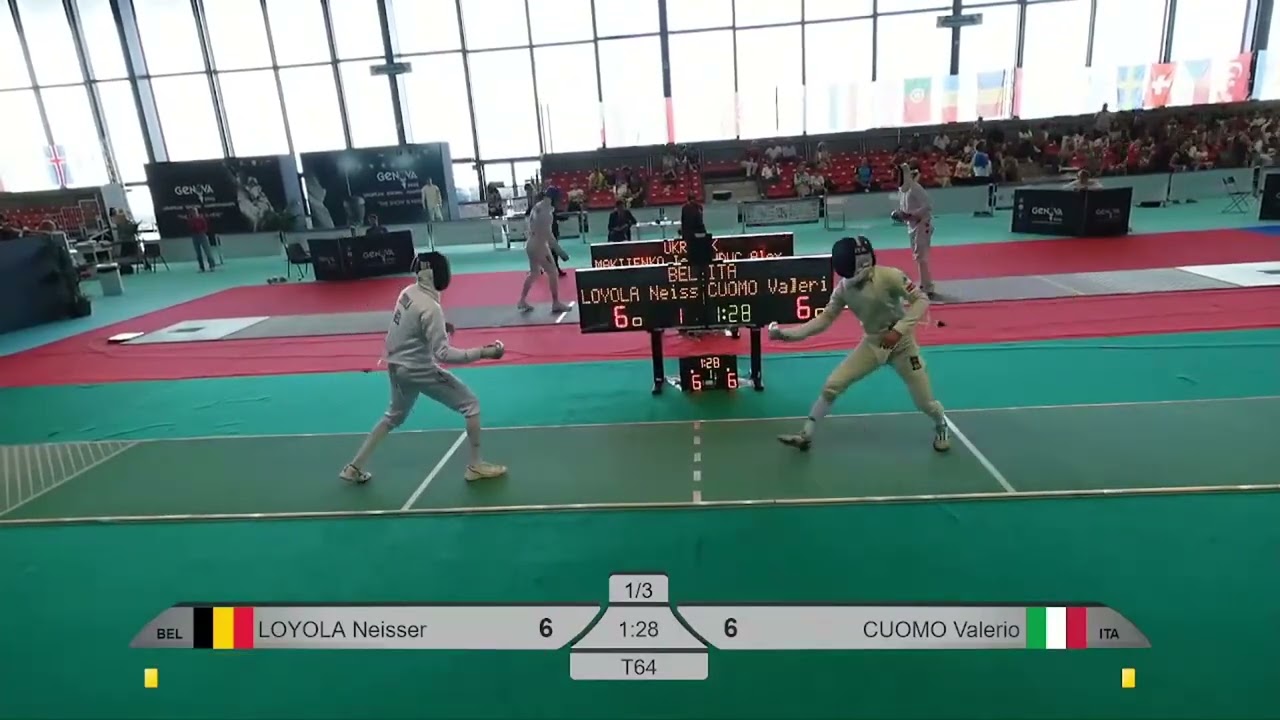 Euro Champs 2025 SME - L64 - Neisser Loyola BEL v Valerio Cuomo ITA