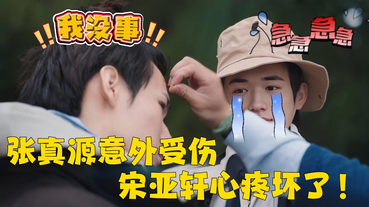 💔【荒岛兄弟情】户外求生，张真源意外受伤，宋亚轩心疼到哽咽：张哥，你痛不痛啊？| #这是我的岛  #张真源  #宋亚轩    #时代少年团