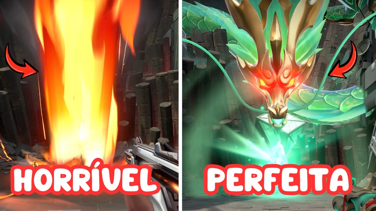 Todas as FINALIZAÇÕES de Skins do Valorant de DA MELHOR ATÉ A PIOR