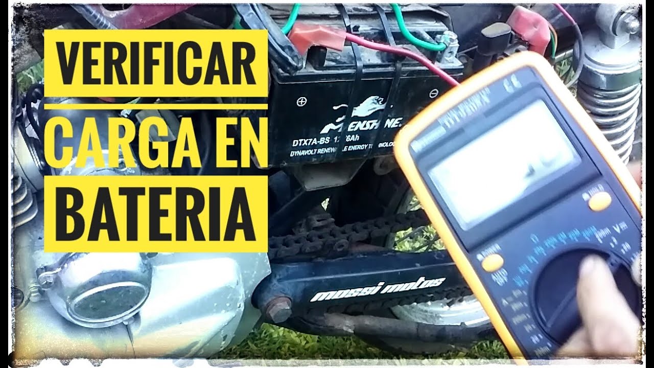 Como verificar si carga la Bateria