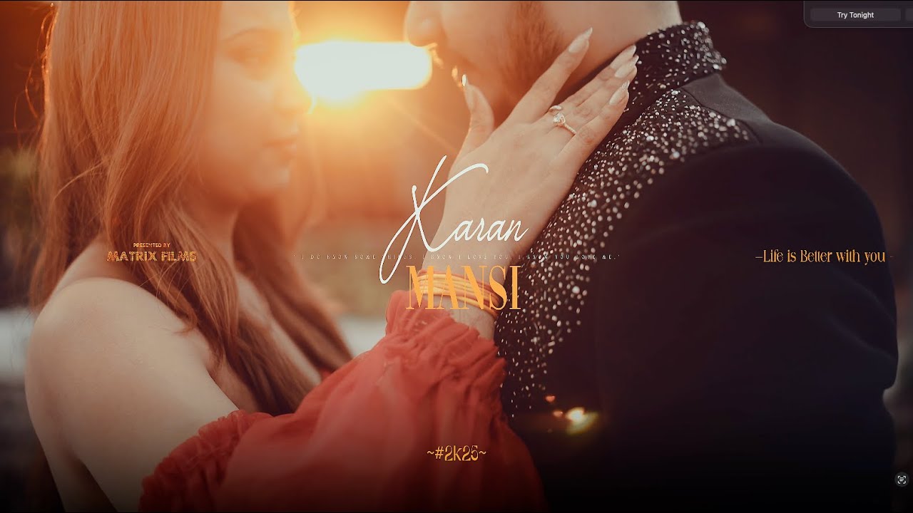 KARAN MANSI || PRE WEDDING TEASER || BY MATRIX FILMS KARNAL GURUGRAM || HLV