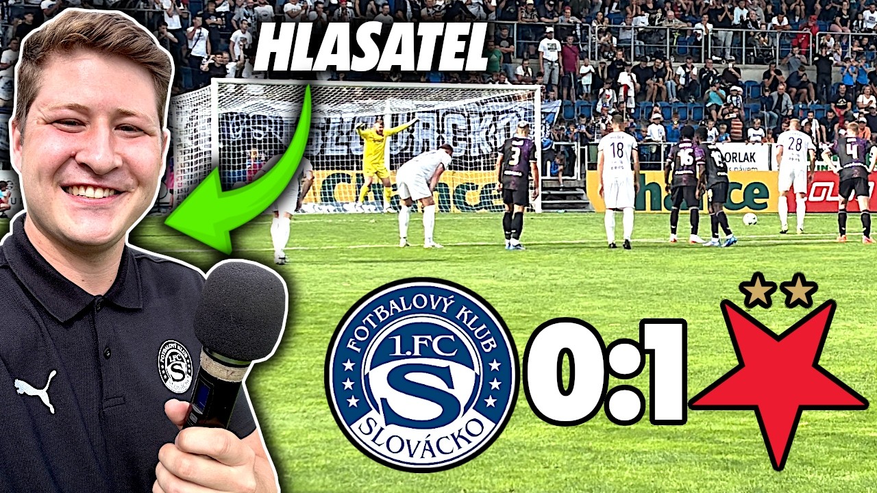 ŠÍLENÝ závěr zápasu Slovácka se Slavií! [Vlog]