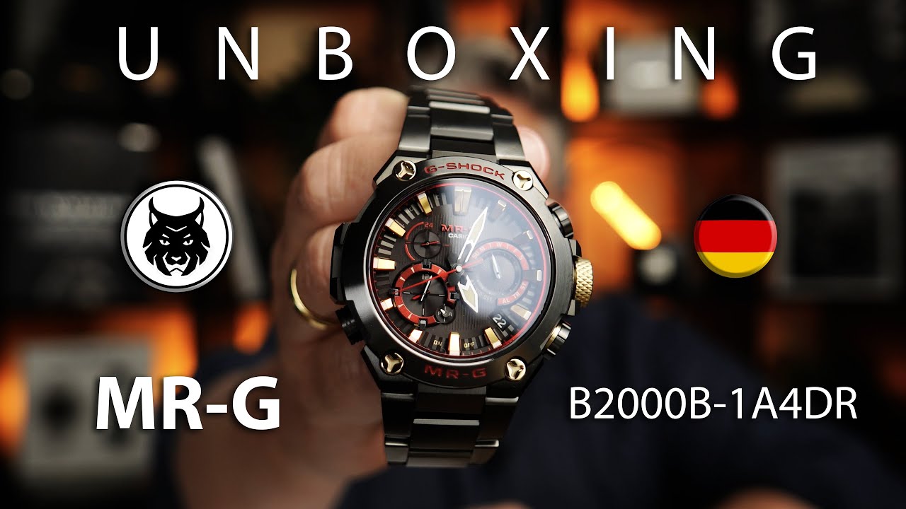UNBOXING Casio G-SHOCK MRG-B2000B-1A4DR & Erster Vergleich CASIO G-SHOCK MRG-G1000D-1ADR - 4K