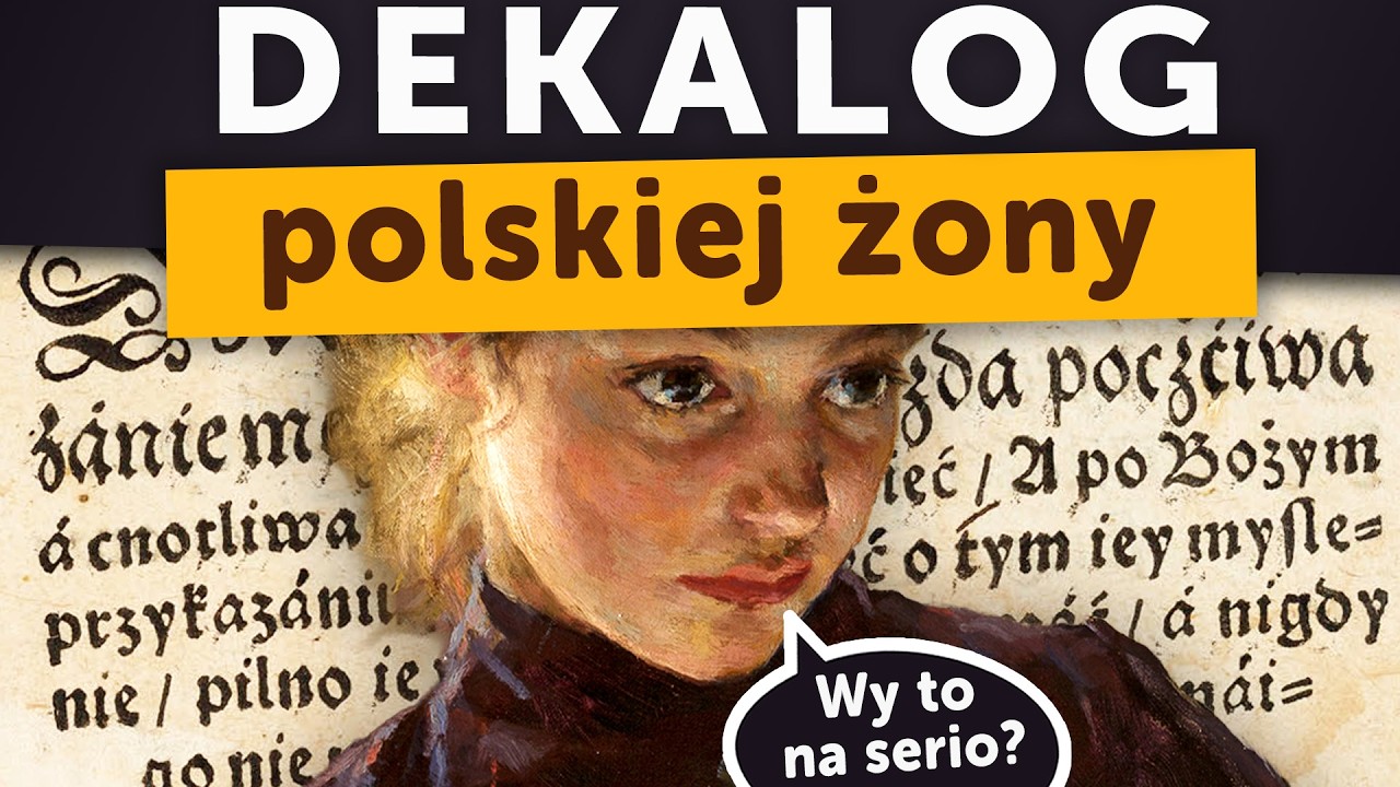 Dziesięć przykazań polskiej żony. Tego w dawnej Polsce oczekiwano od kobiet