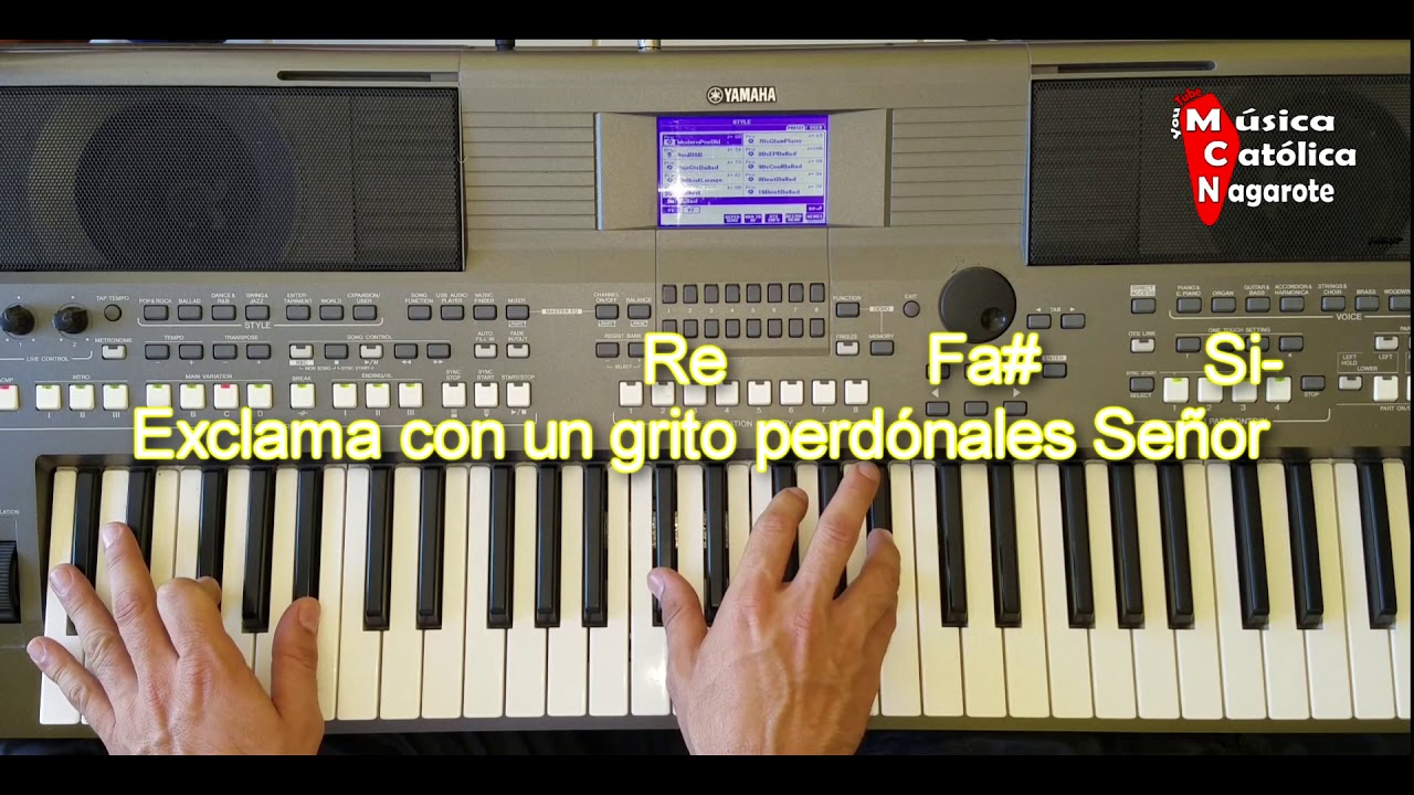 Saliendo del pretorio pista letra y acordes en Si-