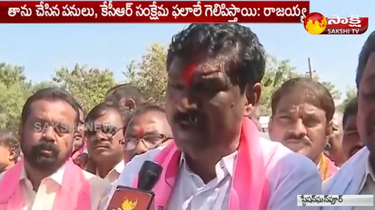 TRS MLA Candidate Thatikonda Rajaiah Election Campaign in Station Ghanpur | Face to Face