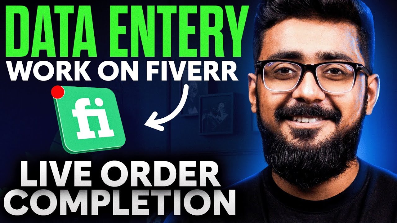 Live Data Entry Task Completed in One Hour on Fiverr | HBA Services
