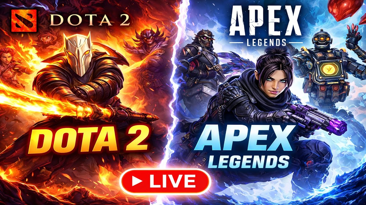 🔴DotA2/ Apex legends #apexlegends  #apexlegendsindia #cs2india