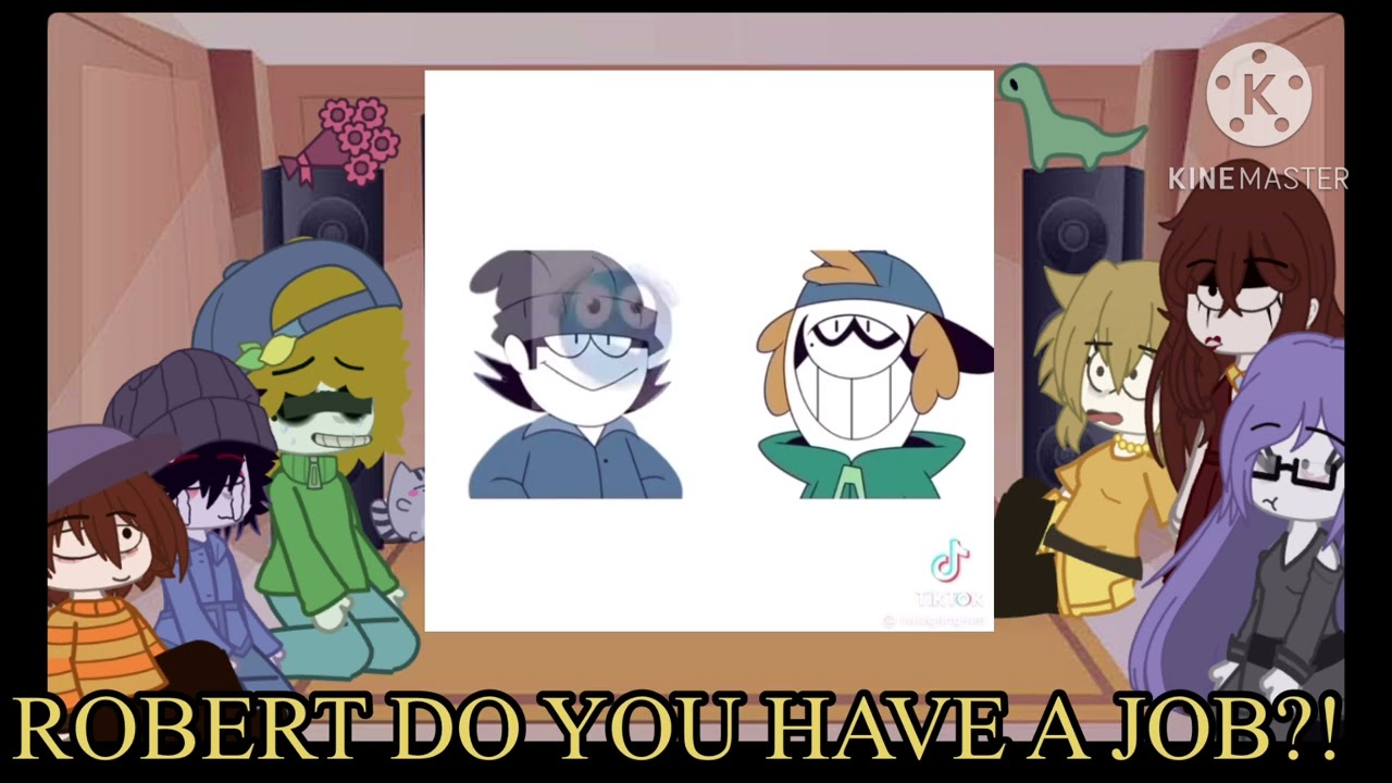 Some spooky month characters react to random things I found