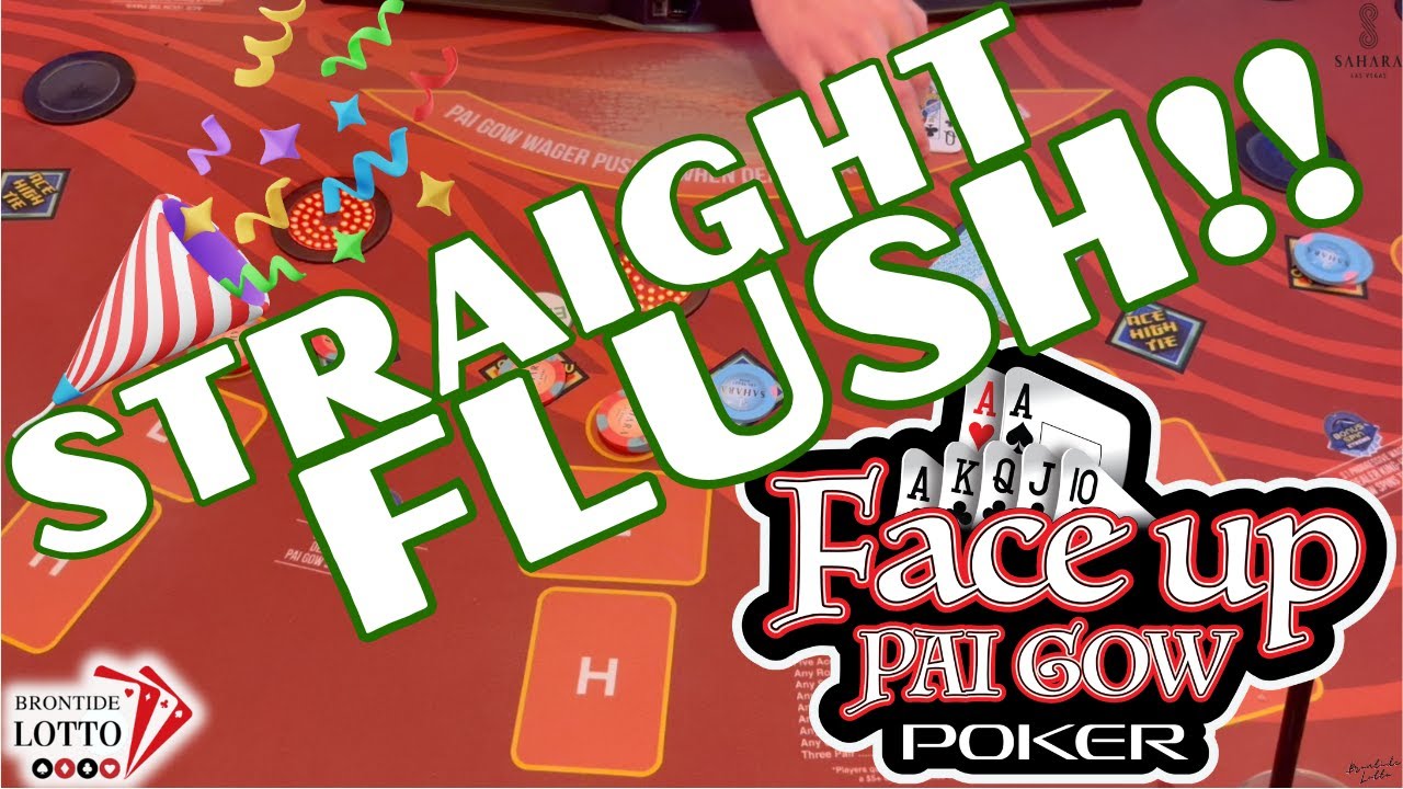 СТРИТ-ФЛШ!!!! #ПЕЙГОУ #ПОКЕР В ЛАС-ВЕГАСЕ!