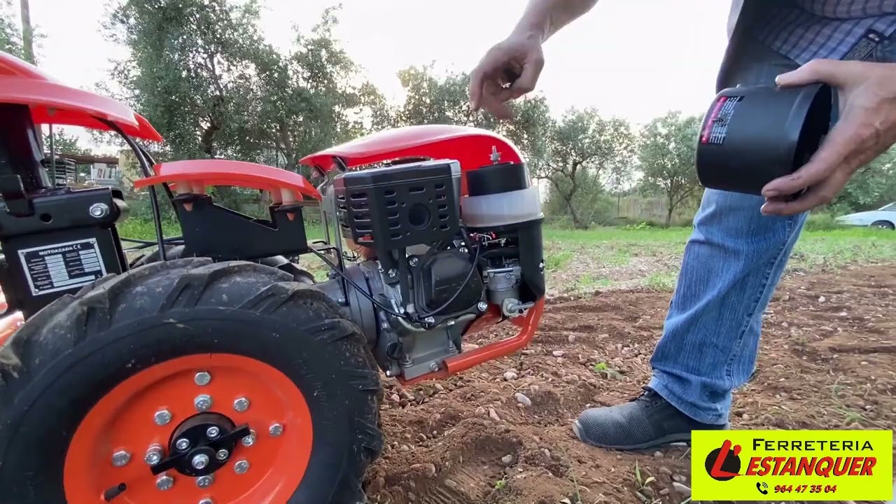 Así trabaja un motocultor de verdad  | MTC720 en acción