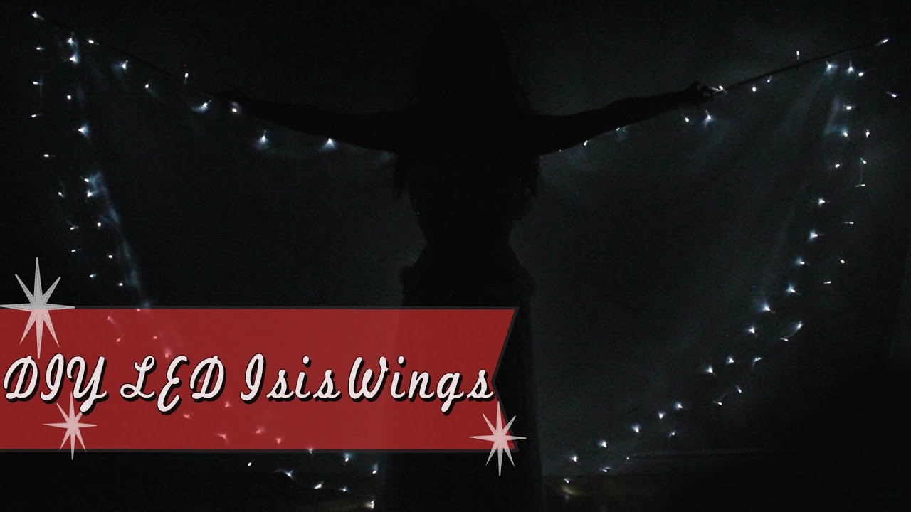 DIY LED Isis Wings for Belly Dance & Burlesque