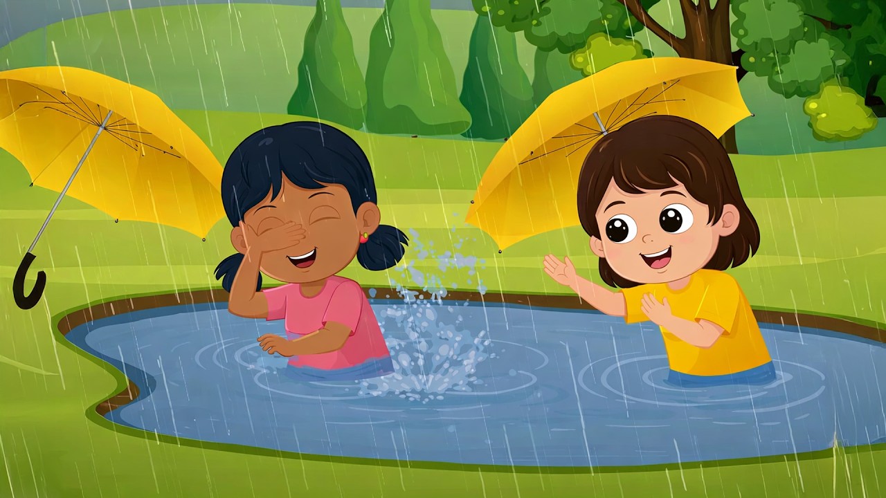 बारिश आयी छम छम छम | Barish Aayi  ☔ | Kids Rhymes | Hindi Rhymes | Hindi Kids Poem | Kids Cartoon