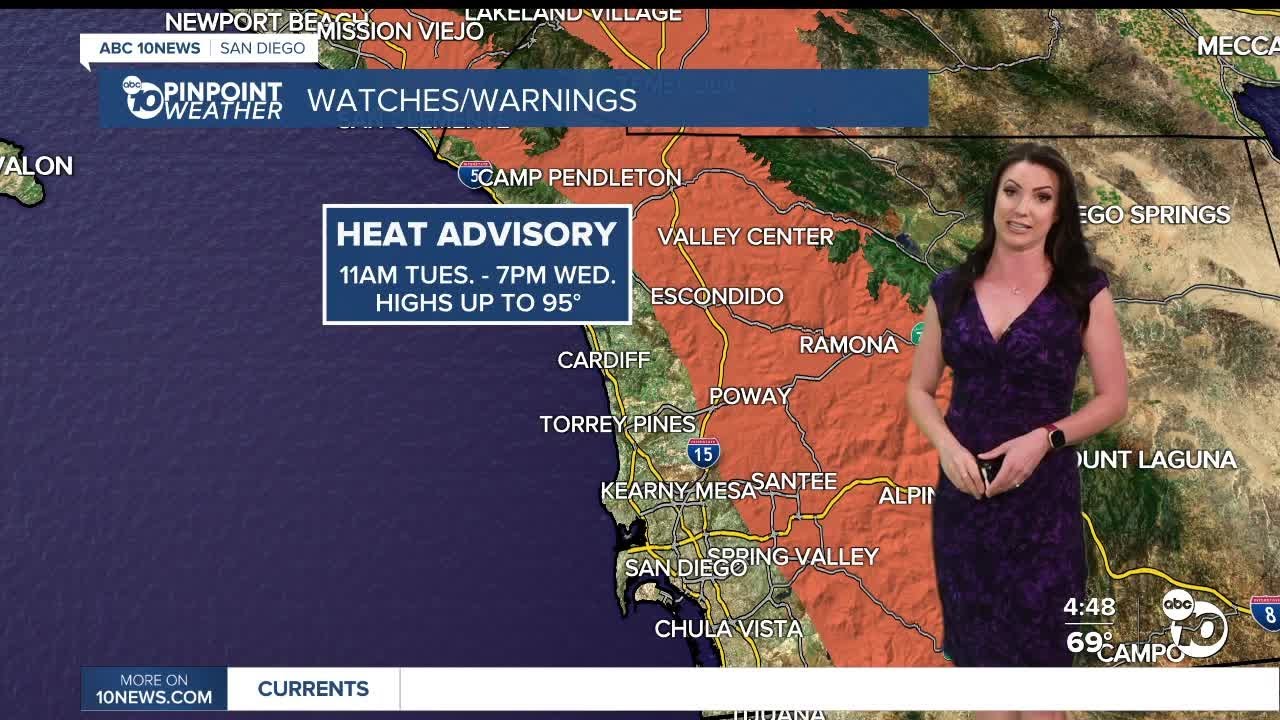 ABC 10News Pinpoint Weather with Meteorologist Megan Parry