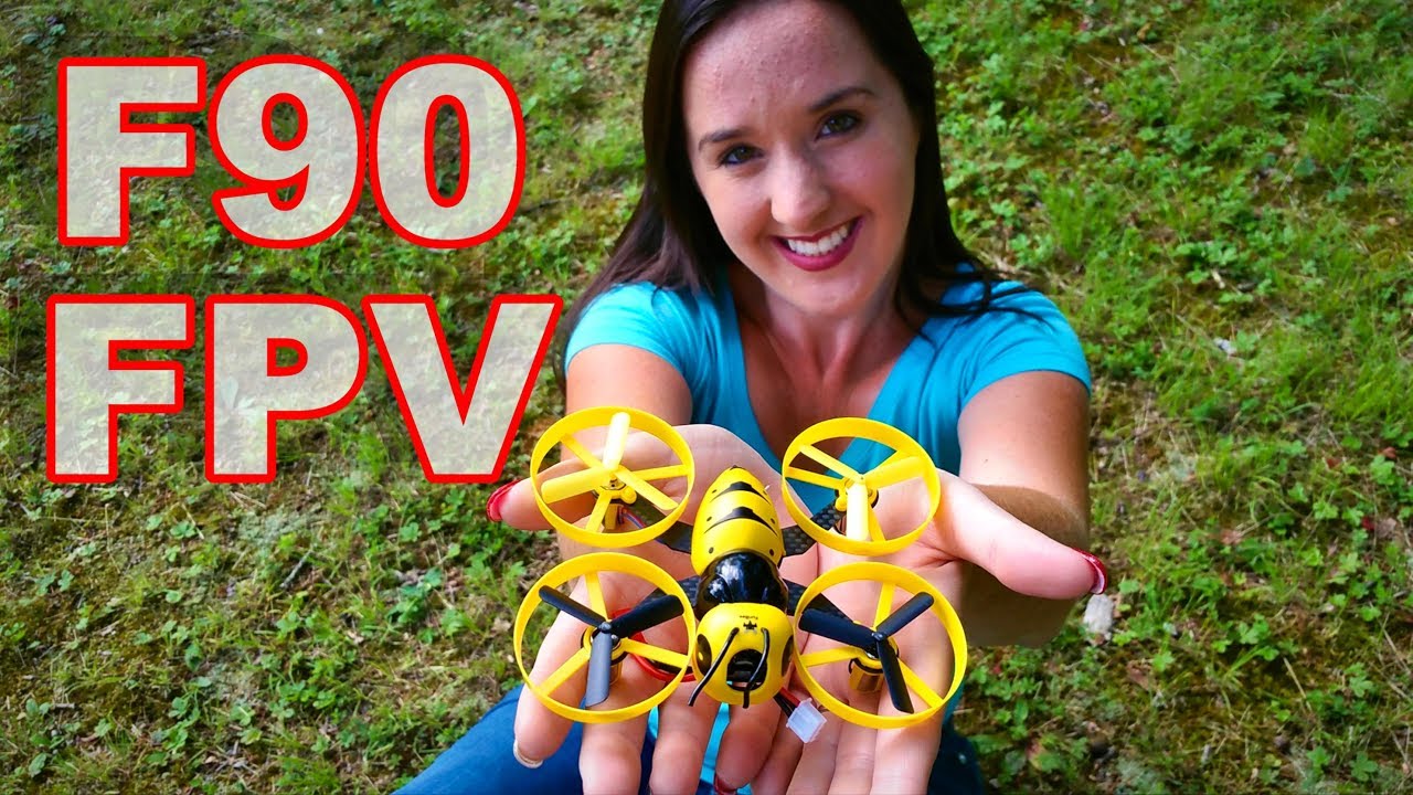 FuriBee F90 Wasp FPV Drone - FSFly DSM2 Transmitter Setup and Flight for Noobs - TheRcSaylors
