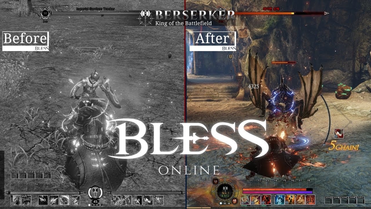 Bless Online - New combat system trailer