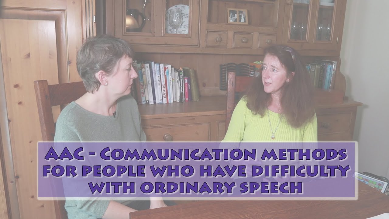 AAC Communication aids - what are they? Conversation with an SLT.