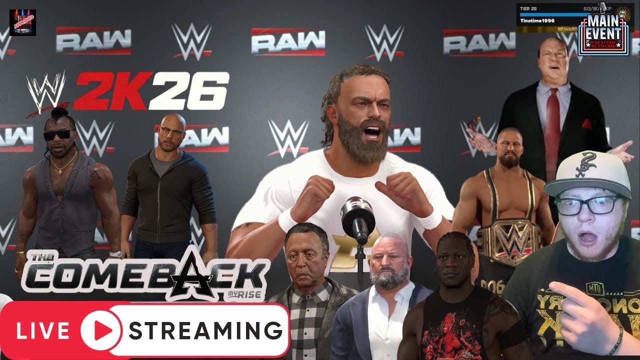 #WWE2K26 My Rise - The Heel Run