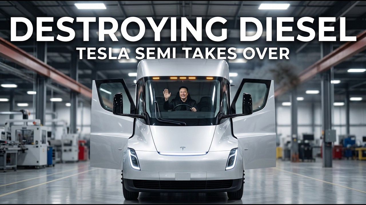 Elon Musk's Tesla Semi Is DESTROYING Diesel &mdash; 70% Cheaper Per Mile and HUGE Battery Confirmed
