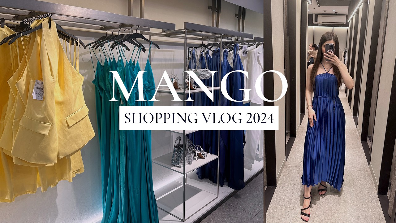 MANGO ЛЕТНЯЯ КОЛЛЕКЦИЯ 2024 / SHOPPING VLOG / ОБЗОР НОВОЙ КОЛЛЕКЦИИ MANGO / Минск, Беларусь