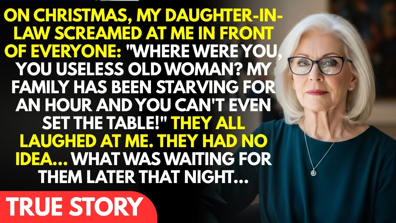 My DIL Called Me Useless At Christmas. Everyone Laughed… Without Knowing What Awaited Them.