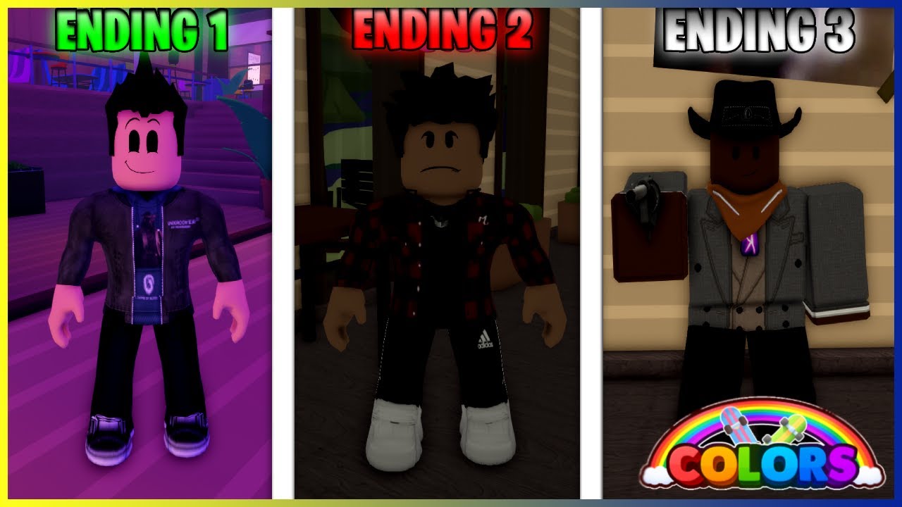 Colors (Story) 🌈-All 3 ENDINGS | ROBLOX
